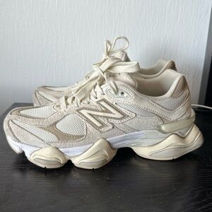 New Balance Cream Sneakers